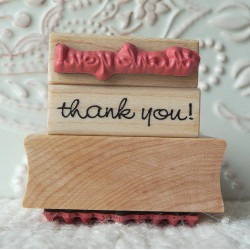 tiny thank you! Rubber Stamp tiny thank you! Rubber Stamp