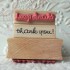 tiny thank you! Rubber Stamp