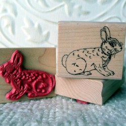 Bunny Rabbit Rubber Stamp
