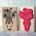 Flower Vase Rubber Stamp
