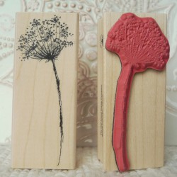 Lacey - Queen Anne's Lace Rubber Stamp Lacey - Queen Anne's Lace Rubber Stamp