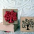 Swirly Tree Rubber Stamp