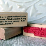 Sisters Definition Rubber Stamp