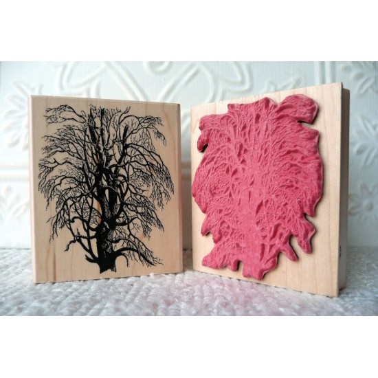 Tree section Rubber Stamp