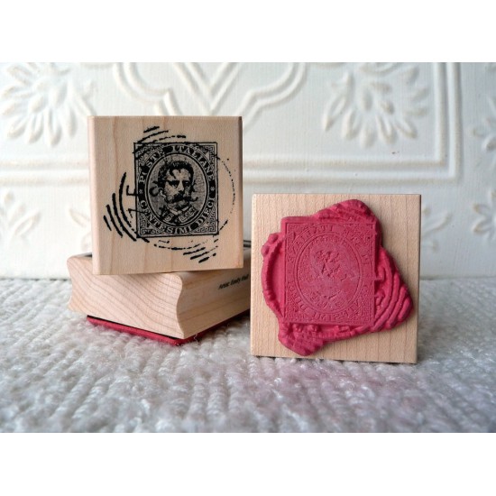 Italian Stamp Rubber Stamp