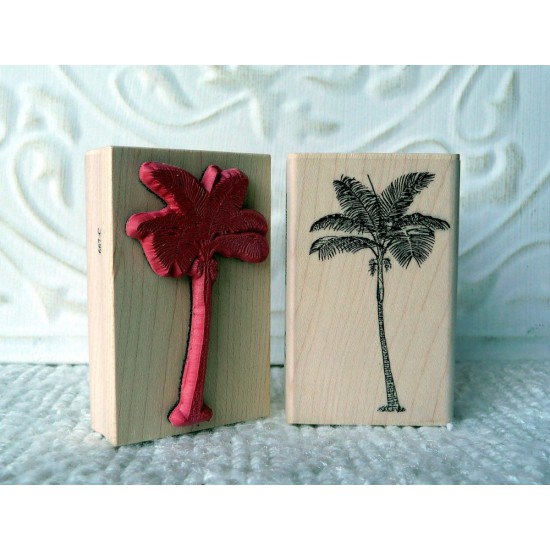 Palm Tree Rubber Stamp