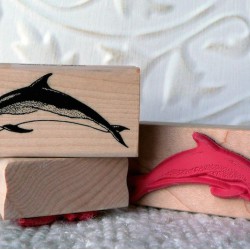 Dolphin Rubber Stamp