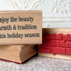 This Holiday Season Rubber Stamp