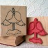 Angel on a Cloud Rubber Stamp