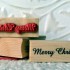 Small Merry Christmas Script Rubber Stamp