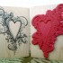 Fancy Heart Rubber Stamp