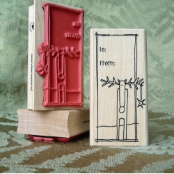 To From Reindeer Rubber Stamp To From Reindeer Rubber Stamp