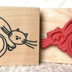 Cat Nap Rubber Stamp Cat Nap Rubber Stamp