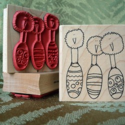 Easter Chicks Rubber Stamp Easter Chicks Rubber Stamp