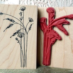 Prairie Flowers Rubber Stamp Prairie Flowers Rubber Stamp