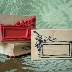 Little Bird Frame Rubber Stamp Little Bird Frame Rubber Stamp