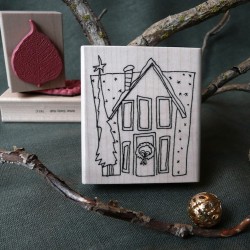 Holiday Home Rubber Stamp Holiday Home Rubber Stamp