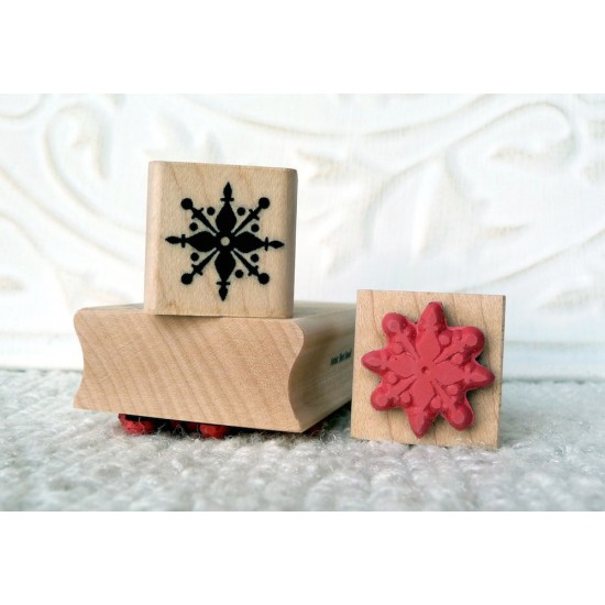 Snowflake Silhouette Rubber Stamp