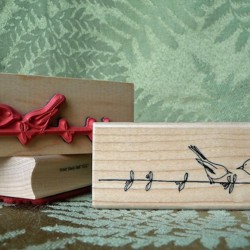 Two Little Birds Rubber Stamp Two Little Birds Rubber Stamp