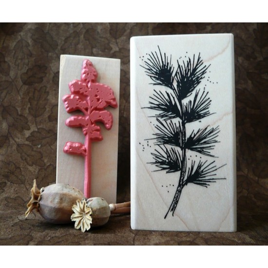 Winter Bough Rubber Stamp