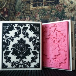 Damask Background Rubber Stamp