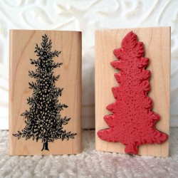 Vintage Tree Rubber Stamp