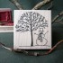 Winter Snowscene Rubber Stamp