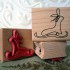 Ice Skate Rubber Stamp