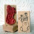Stuffed Stocking Rubber Stamp