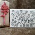 Whimsy Garden Background Rubber Stamp