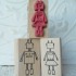 She Robot Rubber Stamp
