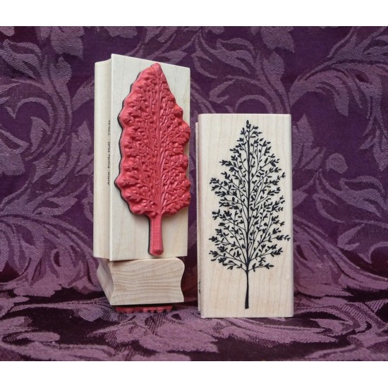 Tall Tree Rubber Stamp