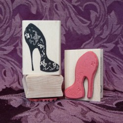 Stiletto Shoe Rubber Stamp Stiletto Shoe Rubber Stamp