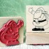Santa with Sack Rubber Stamp