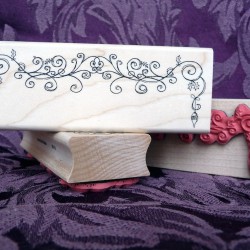 Christmas Swag Rubber Stamp