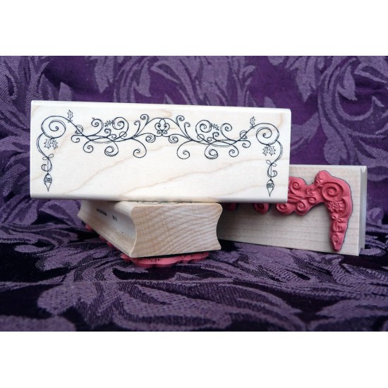 Christmas Swag Rubber Stamp Christmas Swag Rubber Stamp