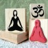 Yoga Girl Rubber Stamp