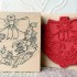 Toy Wreath Rubber Stamp