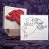 Heavenly Harpist Rubber Stamp
