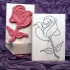 Rose to Behold Rubber Stamp