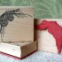 Pine Cone Corner Rubber Stamp