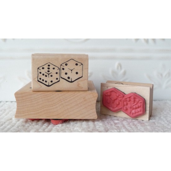 Dice Rubber Stamp