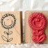 Daisy Face Rubber Stamp