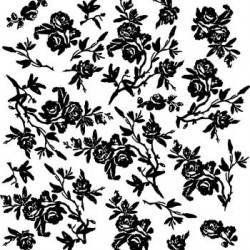 Rose Background Rubber Stamp Rose Background Rubber Stamp