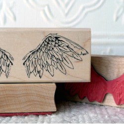 Guardian Angel Wings Rubber Stamp Guardian Angel Wings Rubber Stamp