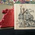 Haunted House Rubber Stamp