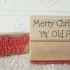 Merry Christmas Ya Old Fart Rubber Stamp