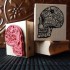 Sugar Skull Rubber Stamp