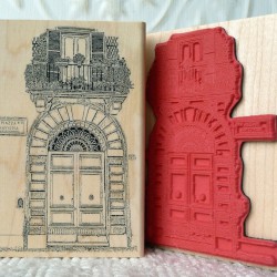 Piazza Navona Rubber Stamp