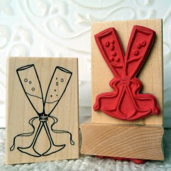 Flutes for 2 Rubber Stamp Flutes for 2 Rubber Stamp